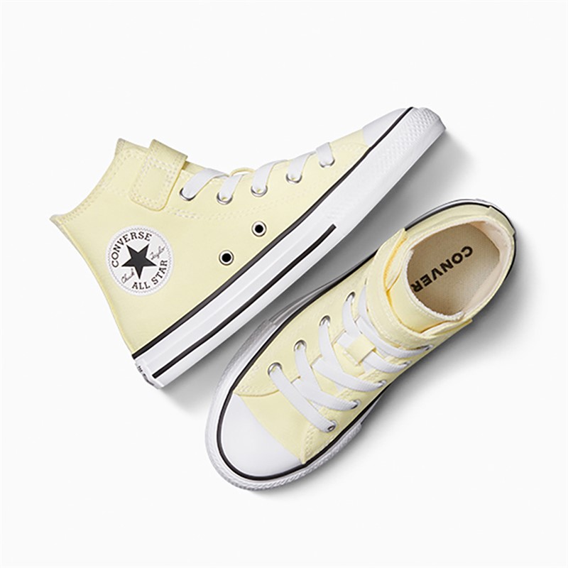 Converse Kids Chuck Taylor All Star Hi Easy On Trainers Lemon Slushy
