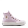Converse Womens Chuck Taylor All Star Lift Platform Hi Buckle Trainers Summit Pink/Egret/Black