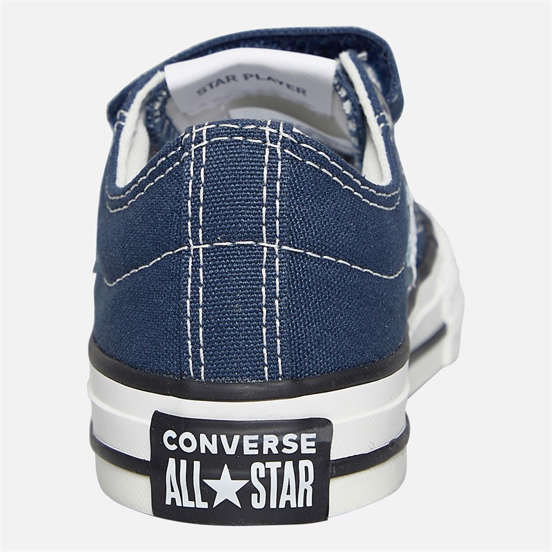 Converse Kids Star Player 76 Ox Easy On Trainers Navy/Vintage White/Egret