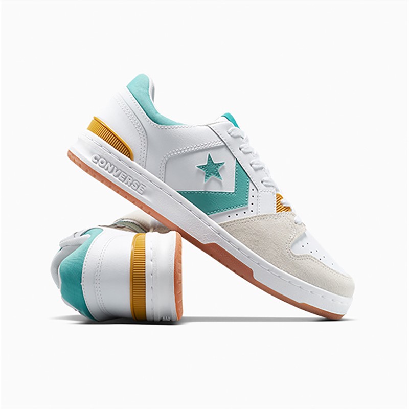 Converse Men Converse Lifestyle 1998 Trainers White/Archive Sea Green