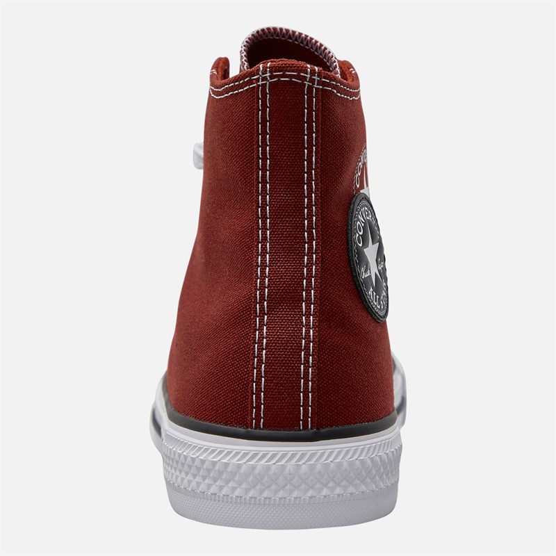 Converse Junior Chuck Taylor All Star Hi Double Play Trainers Rottin Apple/White/Black