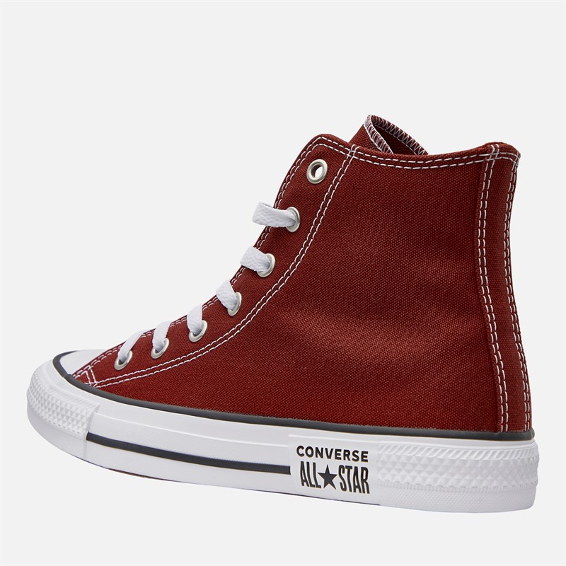 Converse Junior Chuck Taylor All Star Hi Double Play Trainers Rottin Apple/White/Black