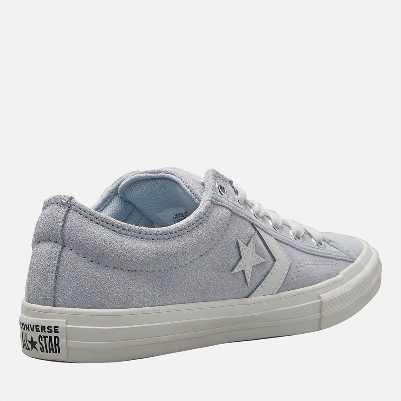 Converse Junior Star Player 76 Suede Trainers Just Chill/White/Black
