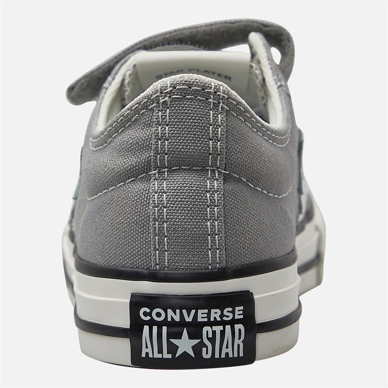 Converse Kids Star Player 76 Easy-On Trainers Classic Grey/Vintage White