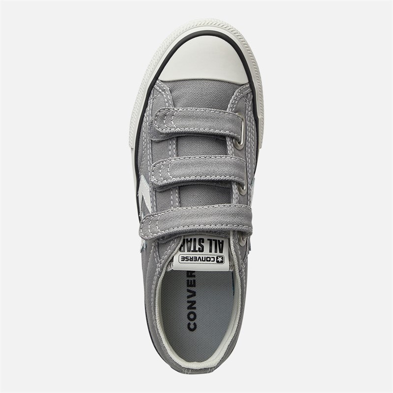 Converse Kids Star Player 76 Easy-On Trainers Classic Grey/Vintage White