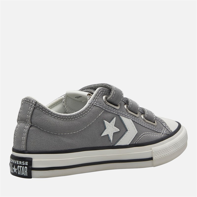 Converse Kids Star Player 76 Easy-On Trainers Classic Grey/Vintage White