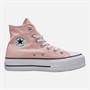 Converse Womens Chuck Taylor All Star Hi Lift Platform Trainers Donut Glaze/White/Black
