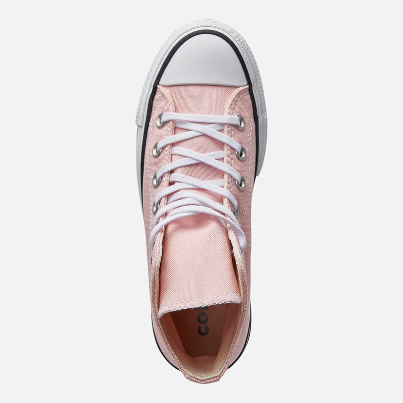 Converse Womens Chuck Taylor All Star Hi Lift Platform Trainers Donut Glaze/White/Black