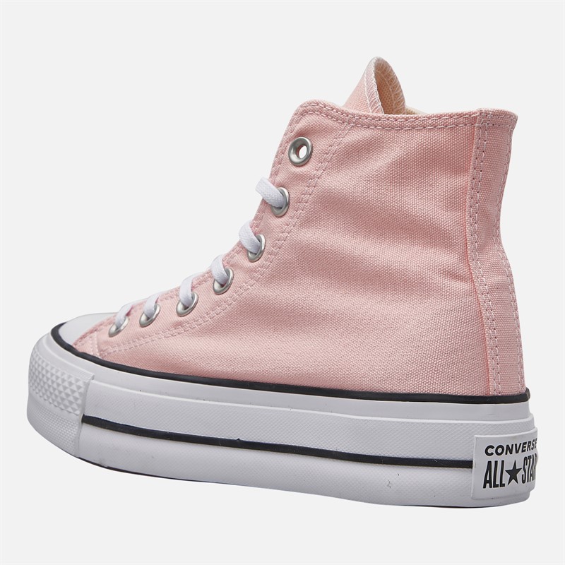 Converse Womens Chuck Taylor All Star Hi Lift Platform Trainers Donut Glaze/White/Black