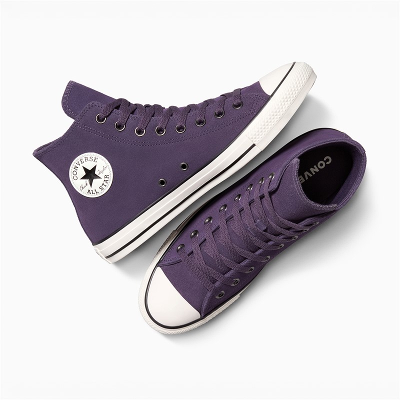 Converse Chuck Taylor All Star Hi Suede Trainers Raisin/Egret/Black