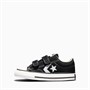 Converse Infant Star Player 76 Easy On Canvas Trainers Black/Vintage White/Egret