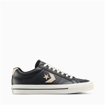 Converse Mens Sport Casual Faux Leather Trainers Black/Vintage Cargo