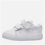 Converse Infant Belmont Leather Trainers White/White/White