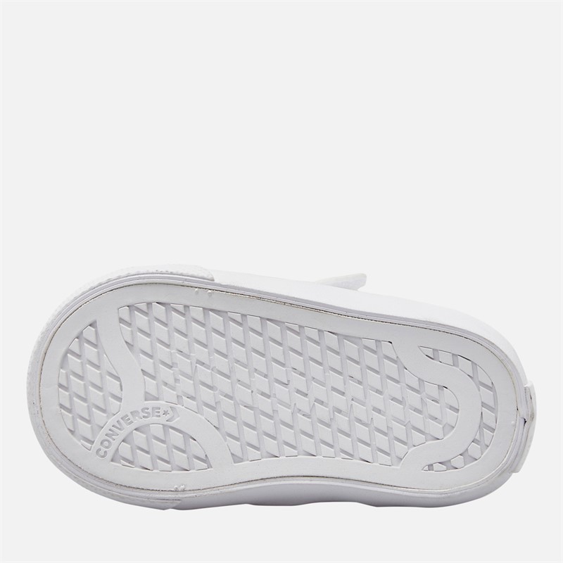 Converse Infant Belmont Leather Trainers White/White/White