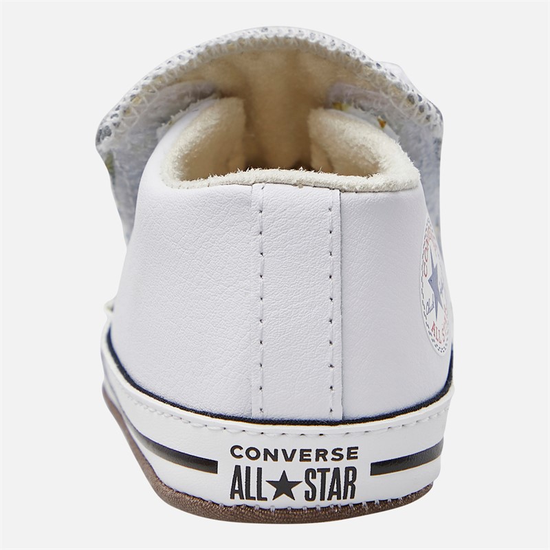Converse Baby Chuck Taylor All Star Cribster Trainers White/Natural Ivory/White
