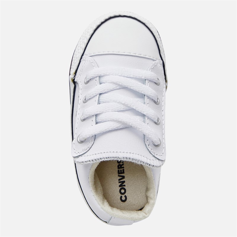 Converse Baby Chuck Taylor All Star Cribster Trainers White/Natural Ivory/White