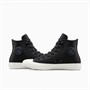 Converse Junior Chuck Taylor All Star Hi Leather Trainers Black/Cold Stare/Egret