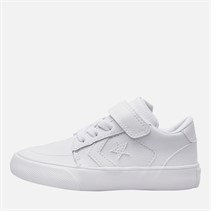Converse Kids Belmont Leather Trainers White/White/White