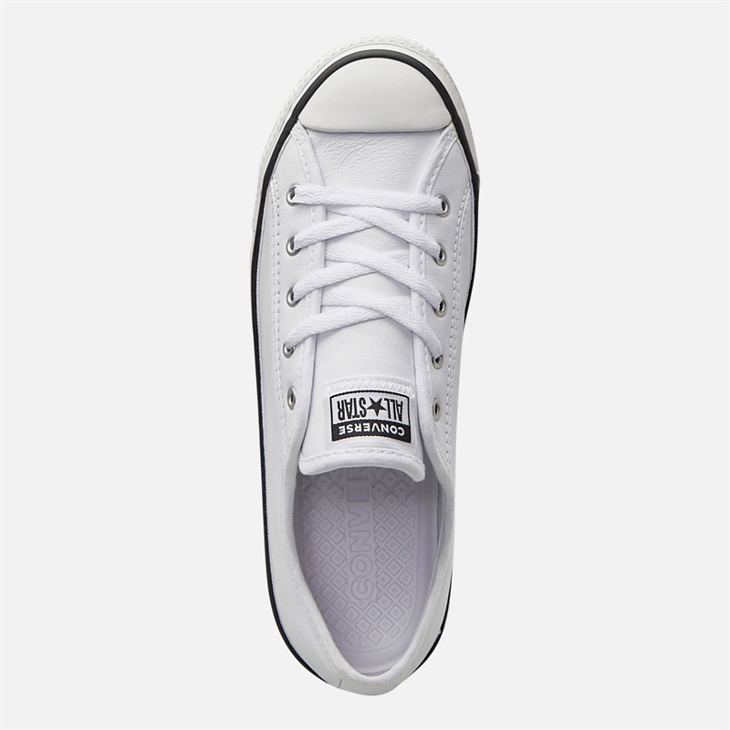 Converse Womens Chuck Taylor All Star Dainty Canvas Trainers White/Black/White