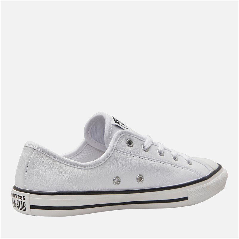 Converse Womens Chuck Taylor All Star Dainty Canvas Trainers White/Black/White