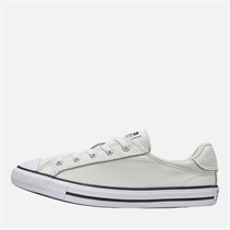 Converse Womens Chuck Taylor All Star Dainty Lucky Leather Trainers Egret/Black/White