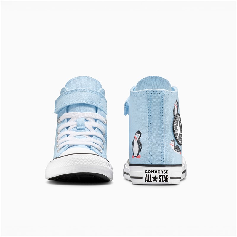 Converse Kids Chuck Taylor All Star Hi Penguin Easy On Trainers Blue It/Black/White