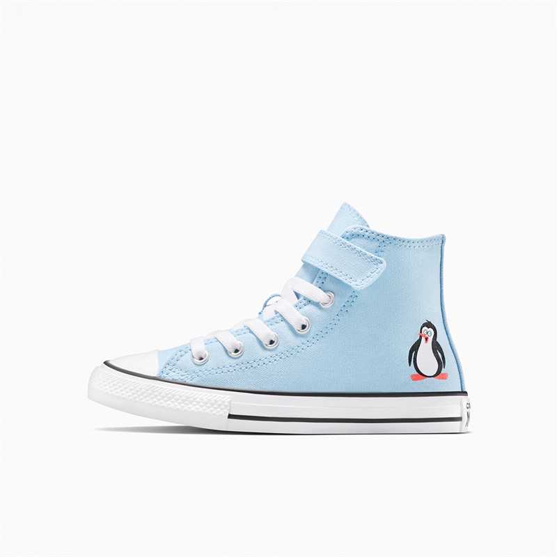Converse Kids Chuck Taylor All Star Hi Penguin Easy On Trainers Blue It/Black/White