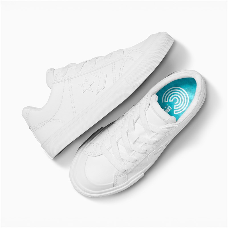 Converse Kids Sport Casual Easy On Trainers White/White/White