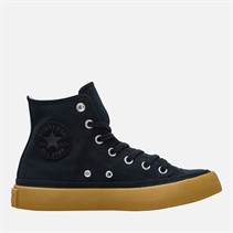 Converse Chuck Taylor All Star Hi Trainers Black/Black/Gum