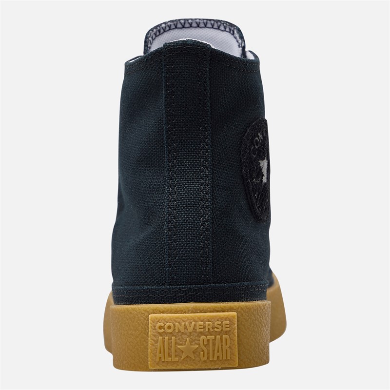 Converse Chuck Taylor All Star Hi Trainers Black/Black/Gum