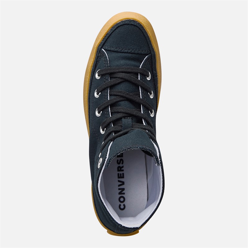 Converse Chuck Taylor All Star Hi Trainers Black/Black/Gum