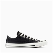 Converse Womens Chuck Taylor All Star Metallic Crackle Trainers Metallic Black/Vintage White