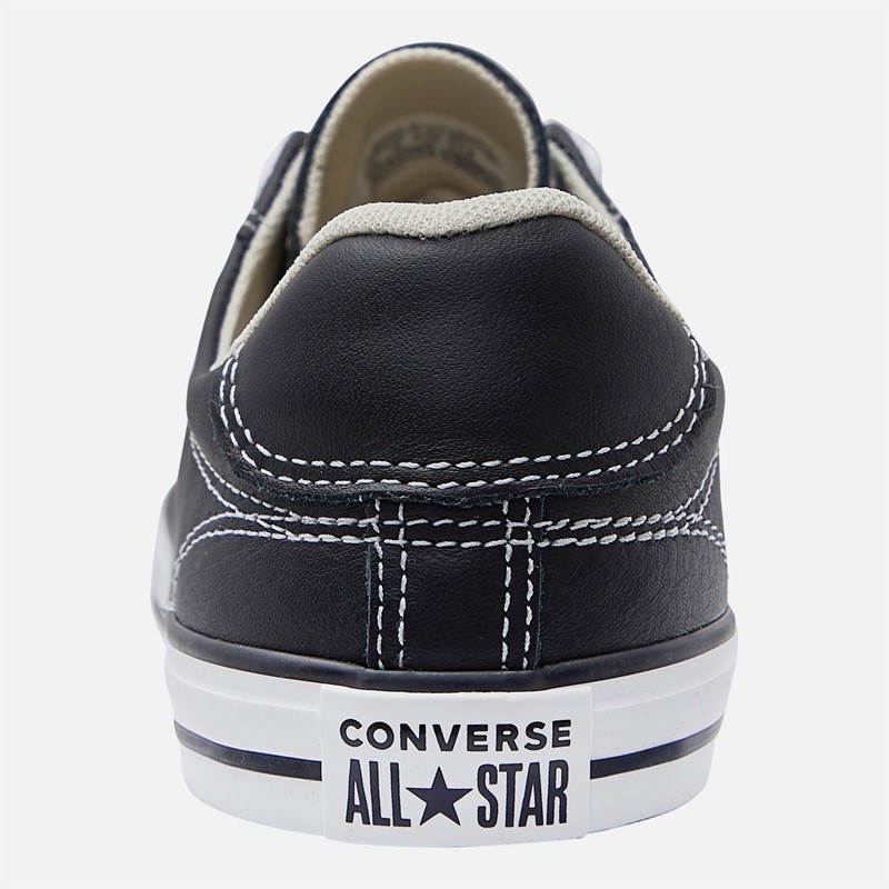 Converse Womens Chuck Taylor All Star Dainty Lucky Leather Trainers Black/White/Black
