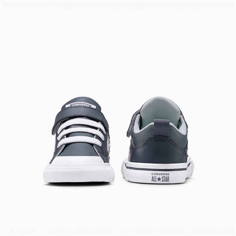 Converse Infant Pro Blaze Strap Easy-On Trainers Cold Stare/Just Chill/White