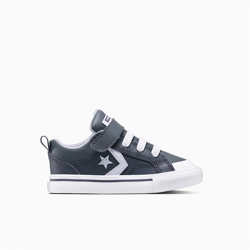 Converse Infant Pro Blaze Strap Easy-On Trainers Cold Stare/Just Chill/White