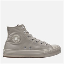 Converse Junior Chuck Taylor All Star Hi EVA Lift Platform Monochrome Trainers Papyrus/Papyrus/Papyrus