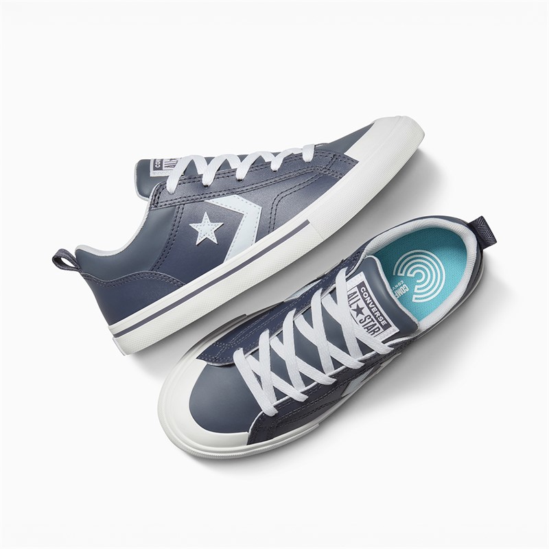 Converse Junior Pro Blaze Trainers Cold Stare/Just Chill/White