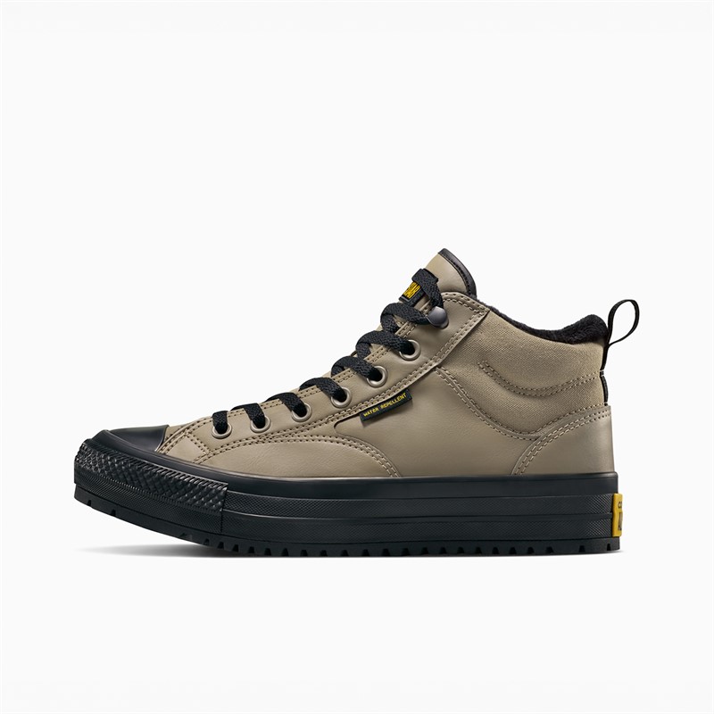 Converse Chuck Taylor All Star Malden Street Mid Top Boot Trainers Classic Taupe/Black