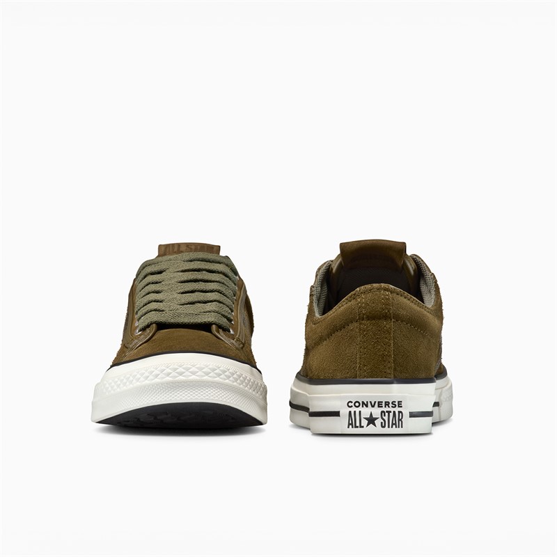 Converse Star Player 76 Suede Trainers Surplus Olive/Utility