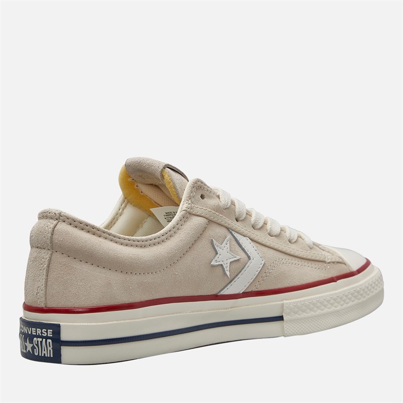 Converse Star Player 76 Suede Trainers Natural Ivory/Egret