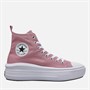 Converse Junior Chuck Taylor All Star Move Platform Trainers Cliffside Rose/White/Black