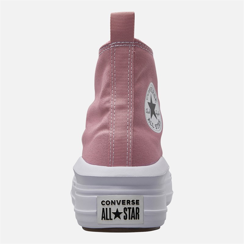 Converse Junior Chuck Taylor All Star Move Platform Trainers Cliffside Rose/White/Black