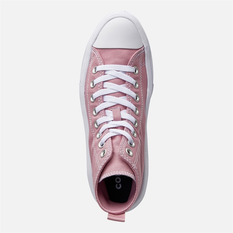 Converse Junior Chuck Taylor All Star Move Platform Trainers Cliffside Rose/White/Black