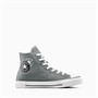Converse Junior Chuck Taylor All Star Hi Double Logo Trainers Sharkskin/White/Black