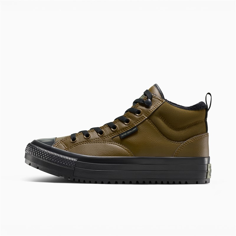 Converse Chuck Taylor All Star Malden Street Mid-Top Boot Trainers Surplus Olive/Black