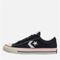 Converse Star Player 76 Suede Trainers Black/Egret/Vintage White