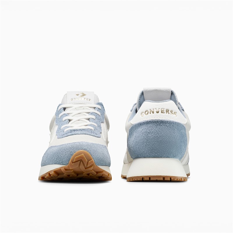 Converse Omega Suede Trainers Barely Grey/Yeti Breath Blue