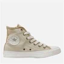Converse Chuck Taylor All Star Hi Leopard sneakersy dla niej kolor Natural Ivory/Light Gold/Egret