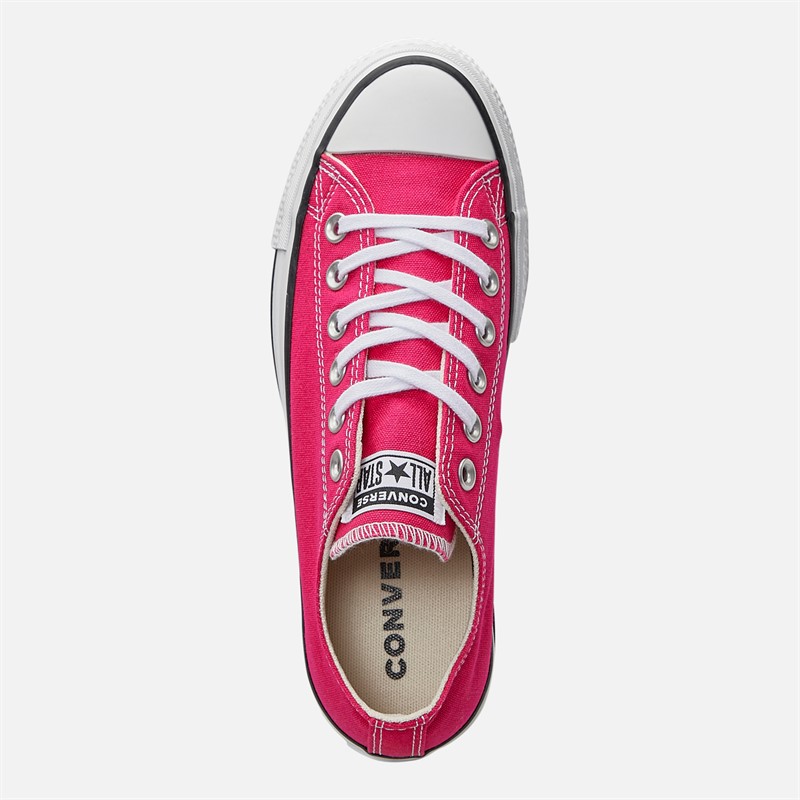 Converse Chuck Taylor All Star Lift Platform Baskets Femme Cerise Pink/Blanc/Noir