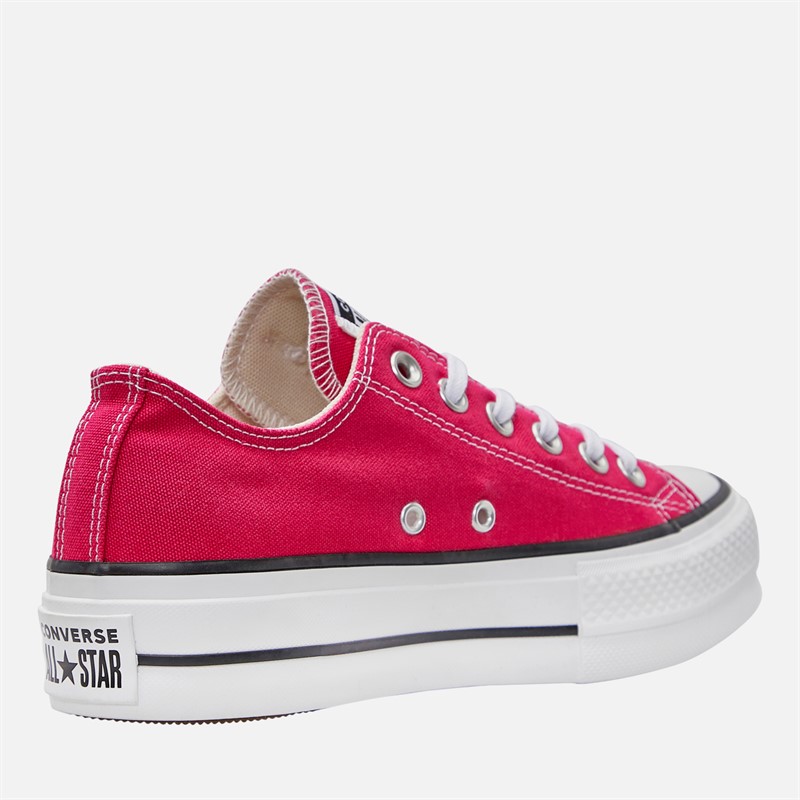 Converse Chuck Taylor All Star Lift Platform Baskets Femme Cerise Pink/Blanc/Noir